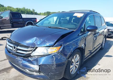 2014 Honda Odyssey Ex-L z USA, uszkodzony, nr VIN 5FNRL5H61EB111170